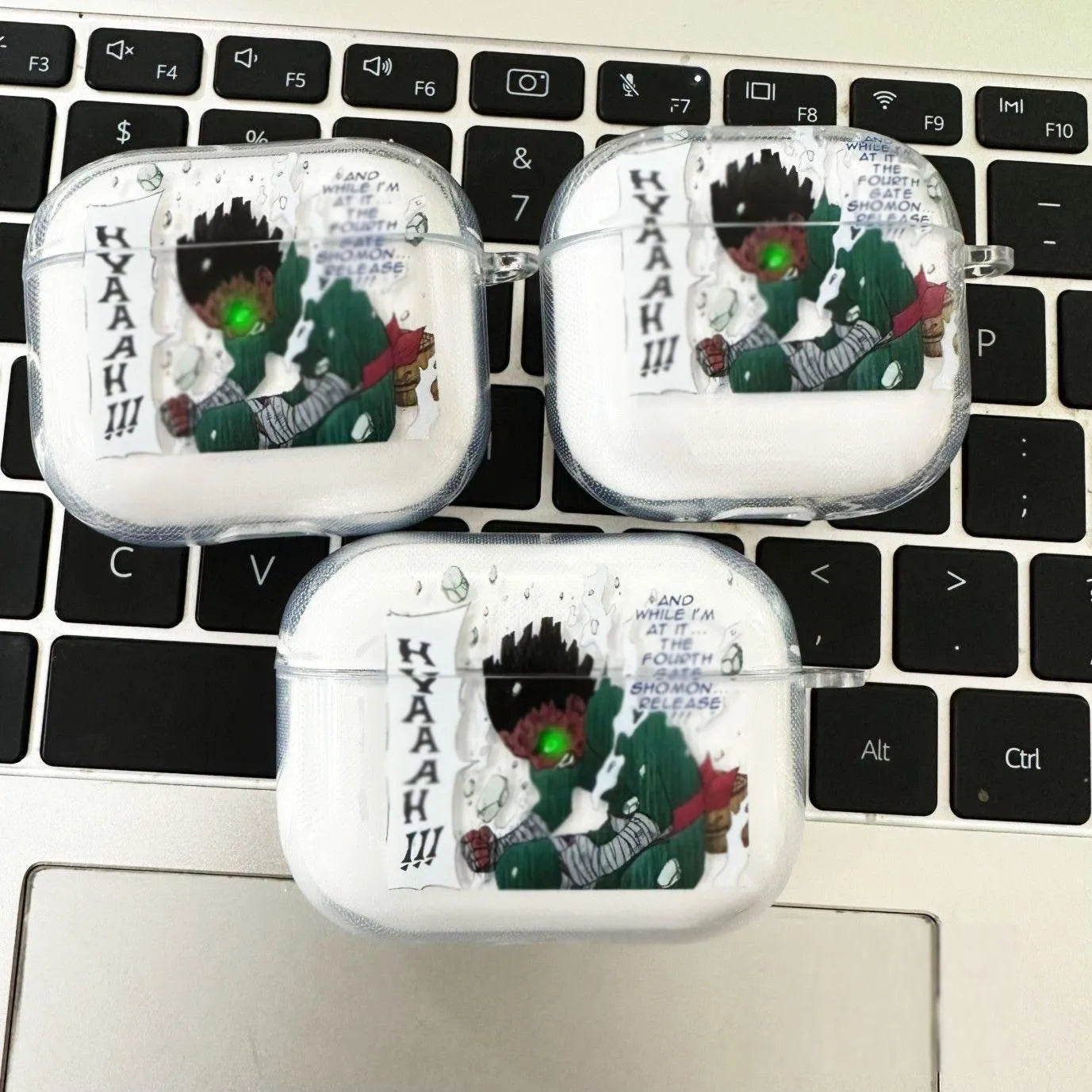 AirPod Case Glow Eye, Rock Lee Edition (Pro,1,2,3,4)